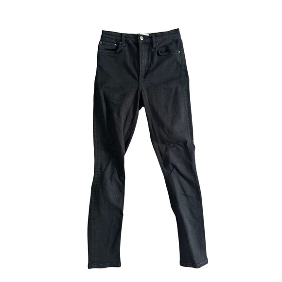 REFORMATION Black High Rise Skinny Jeans Size 26 - Picture 7 of 7